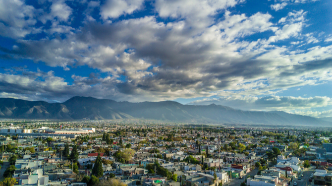 Cloudy Day in Saltillo Mexico