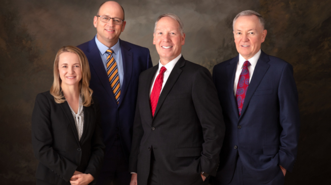 Group photo of (from left to right) Monica Call, David Mortensen, David Jordan and Ken Black