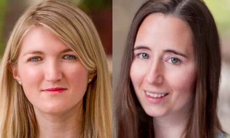 Photo headshots of Jennifer Dickson (left) and Libby Payne