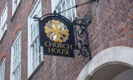 LONDON- APRIL, 2018: Church House in Westminster, the headquarters of the Church Of England