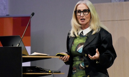 Rebecca Price presenting at last month's Law Firm Marketing Summit
