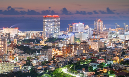landscape photo of city of Naha in Japan
