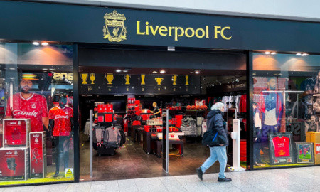 Dublin, Ireland - 08.02.2023: Liverpool FC store in Dublin.