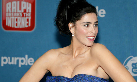 Sarah Silverman at the World premiere of 'Ralph Breaks The Internet' held at the El Capitan Theatre in Hollywood, USA on November 5, 2018.