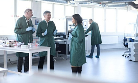 SNIPR Biome's state-of-the-art BSL2/GMO2-classified laboratory in Copenhagen