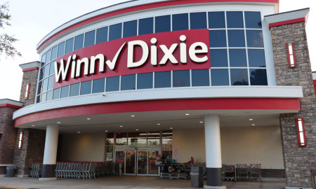 MIAMI, FLORIDA USA - 08-22-2022 Exterior of a Winn Dixie store in Miami, Florida.