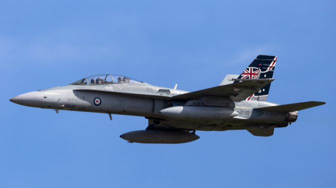 Picture of an Australian jet fighter